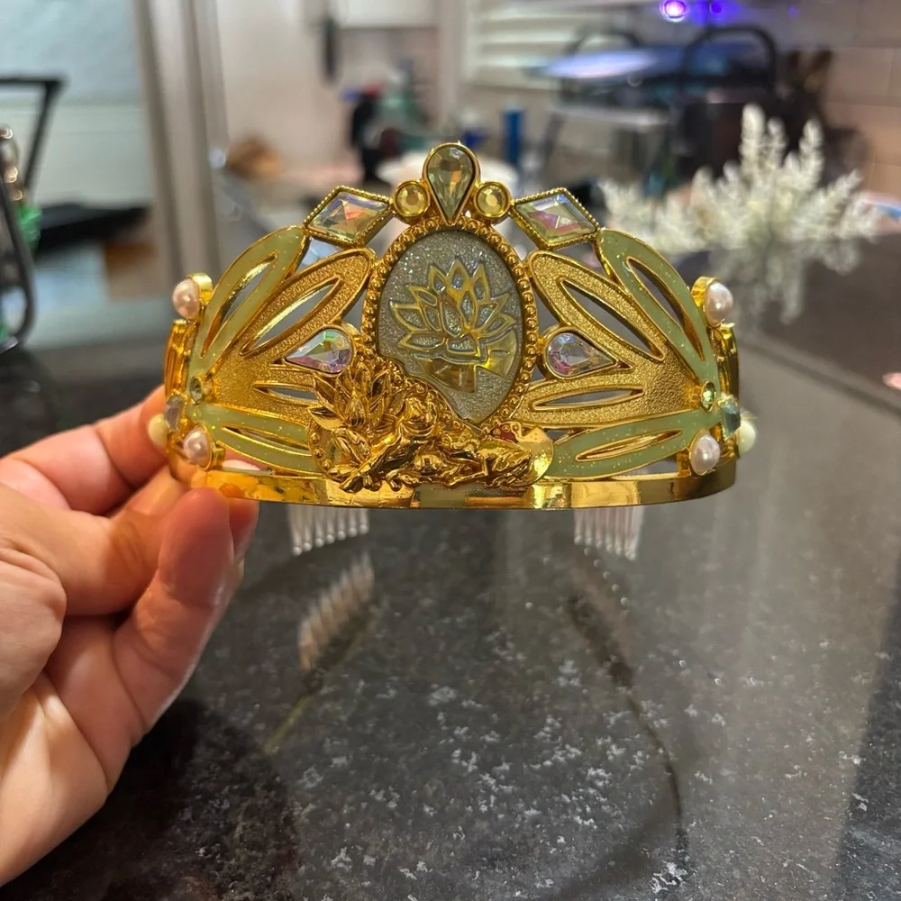Disney’s Princess Tiana Opulent Gold and Green Tiara‎